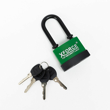 Замок навесной с длинной дужкой 70мм микс