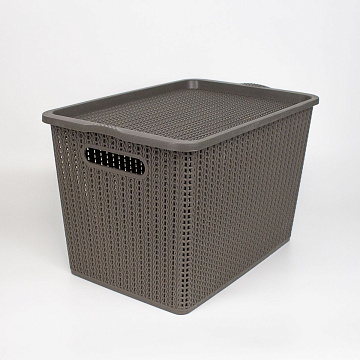 Ящик для хранения белый 41х27.5х14.7см