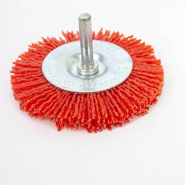 Щетка для дрели со шпилькой 75мм нейлон