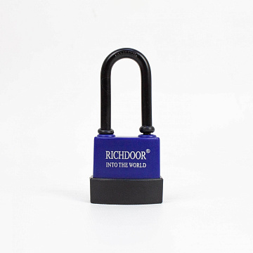 Замок навесной с удлиненной ручкой 45мм синий