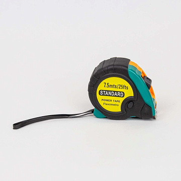 Рулетка 7,5м х 25мм Стандарт сталь ABS PVC
