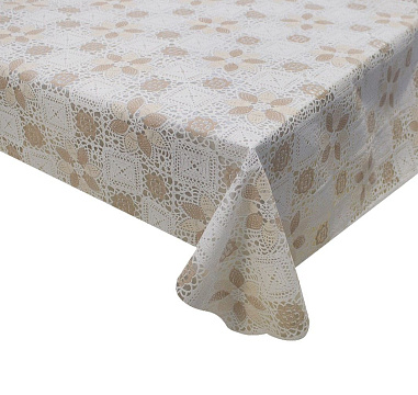 Клеенка столовая 137 см DO-1008629 белая