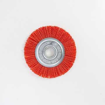 Щетка плоская для УШМ М14 125мм нейлон