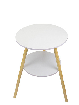 Столик журнальный круглый с двойным слоем 500х620х720мм