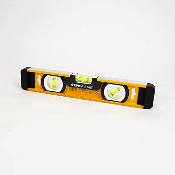 Уровень магнитный с линейкой 3 глазка Epica 300мм