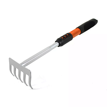 Грабли садовые 440мм металл, пластик