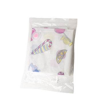 Пакет вакуумный для одежды, принт конфеты, 100х120 см,pet/pe