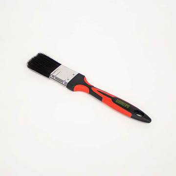 Кисть плоская для подготовительных работ ШВИКПРО 38мм, черная щетина, двухкомпонентная ручка