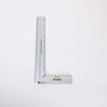 Угольник с уровнем 30см