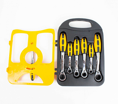 Набор комбинированных ключей трещоточных 7шт Epica