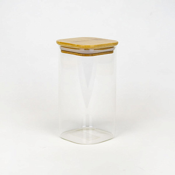 Банка для сыпучих продуктов с крышкой 0,75л