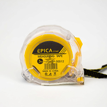 Рулетка с автостопом Epica 3мх16мм
