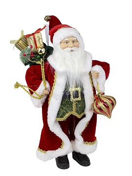 Фигурка Санта Клаус 28х18х45см микс