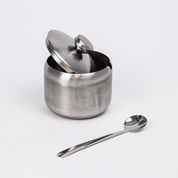 Сахарница Блеск 250мл с чайной ложкой DO34527-30 сталь нержавеющая