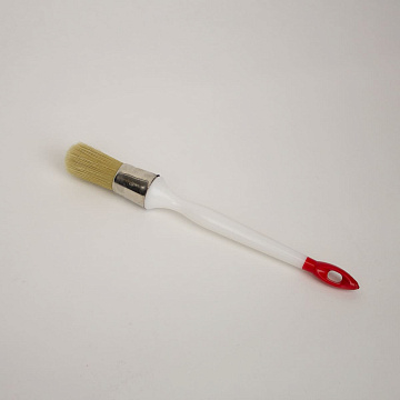 Кисть круглая ШВИКПРО d21 мм, смешанная светлая щетина, пластиковая ручка