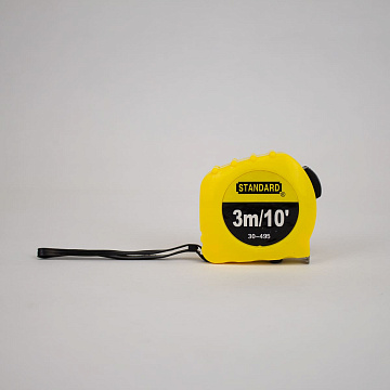 Рулетка 3м х 16мм Стандарт сталь ABS