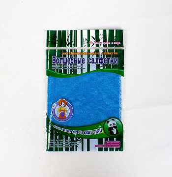 Салфетка для уборки 23х16см, бамбук