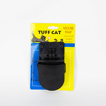 Мышеловка-крысоловка пластиковая открытая металлическая пружина 130х70мм