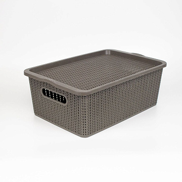 Ящик для хранения коричневый 41х27.5х14.7см