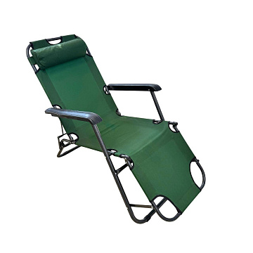 Кресло раскладное 153х62см, зеленый