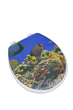 Сиденье мягкое для унитаза рыбы DOH-5205