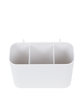 Контейнер для палочек 155х60х110мм белый