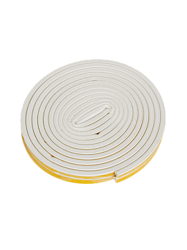 Уплотнитель дверной 9х5,5мм P профиль 6м ,белый