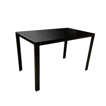Стол обеденный черный 120x70x75см
