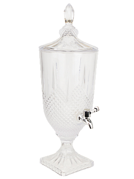 Лимонадница 3л с краником стекло