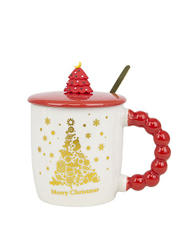 Кружка Новый год 340мл DO-1211 керамика