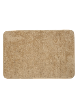 Коврик для ванной комнаты 60х90см, бежевый, полиэстер