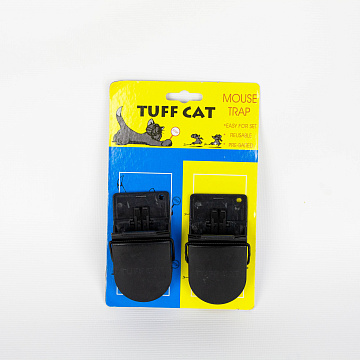 Набор мышеловок-крысоловок 2шт пластик открытые металлическая пружина 100х50мм