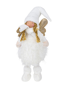 Фигура новогодняя Ангел 43см пластик