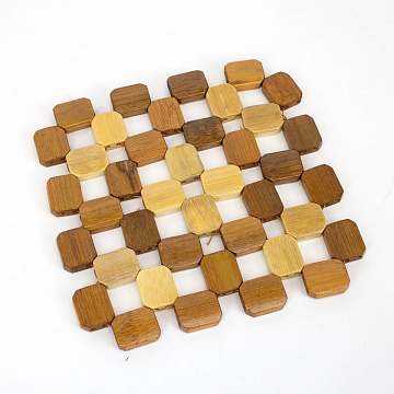 Подставка под горячее квадрат 16х16см бамбук