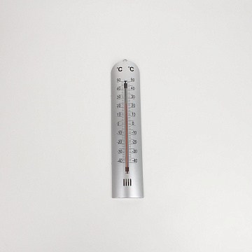 Термометр уличный 280x60x15мм пластик серый