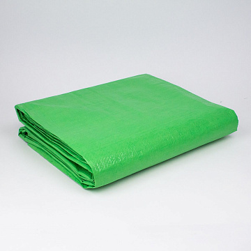 Тент защитный 100г/м2, 3,8х4,8м, тарпаулин, зеленый