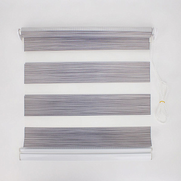 Штора рулонная День Ночь 50х160 см серый