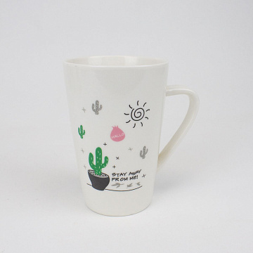 Кружка керамическая 0,4л Кактусы