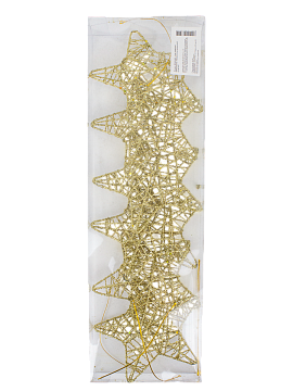 Набор ёлочных украшений 6шт 12см металл