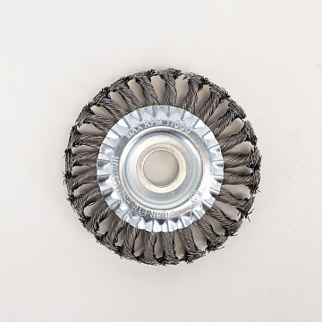 Щетка плоская для УШМ М14 жесткая 125мм металл