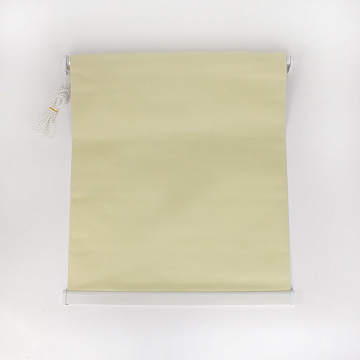 Штора рулонная однотонная 80х160 см молочный