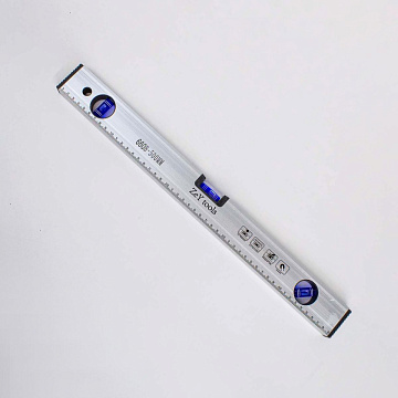 Уровень строительный с линейкой 500мм, алюминий