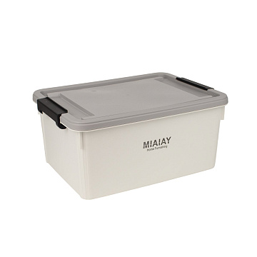 Коробка для хранения MIA, 40х29х18 см, PVC, белый