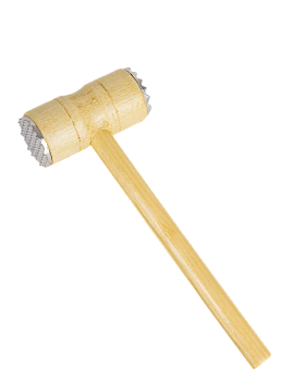 Молоток для мяса двусторонний 26х10х4,2см дерево, алюминий