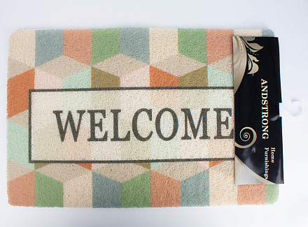Коврик придверный 38х58см микс