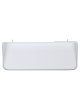 Полка наклонная 278х100х30мм белая