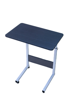 Стол компьютерный на колесиках, подъемный 60х40х70/90см, черный