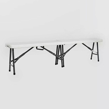 Скамейка складная 180х30х43см, серый