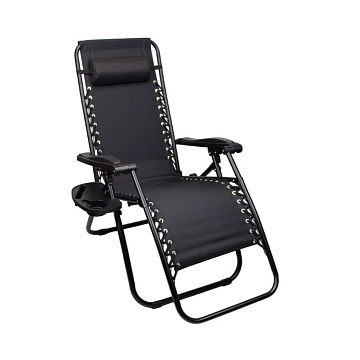 Кресло глубокое 64х63х109см серебристо-серый