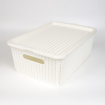 Ящик для хранения коричневый 41х27.5х25.6см